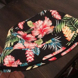 Floral bucket hat